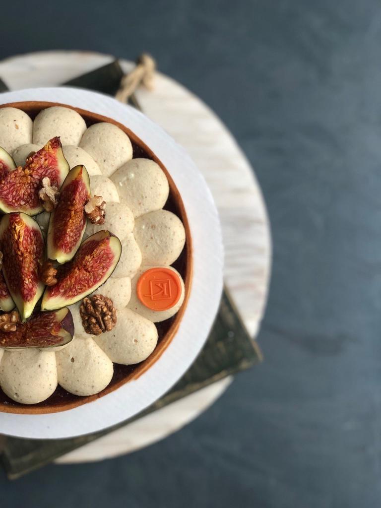 тарт с горгонзолой и инжиром