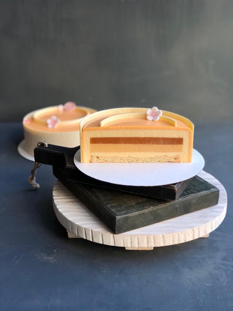 муссовый торт миндаль абрикос