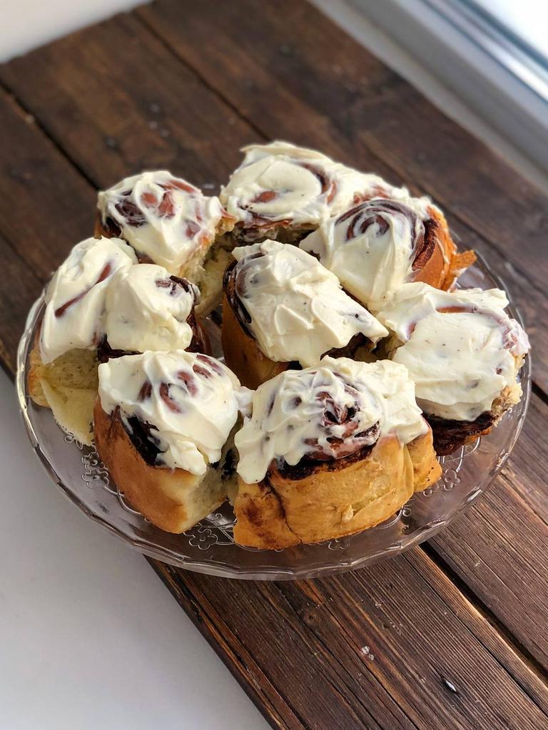 рецепт булочек синнабон с видео