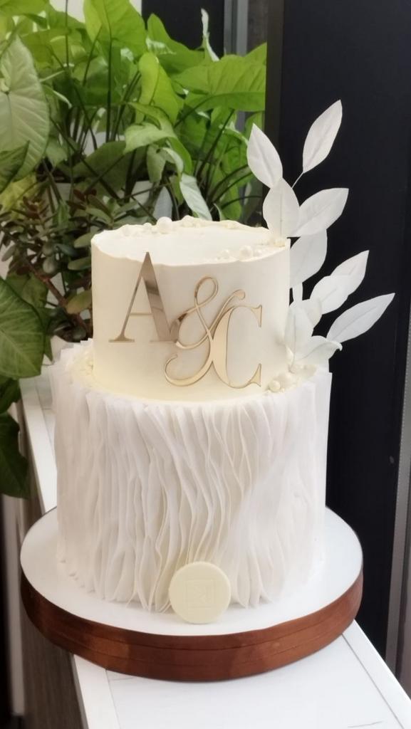 Свадебный торт Нежность 2-ярусный