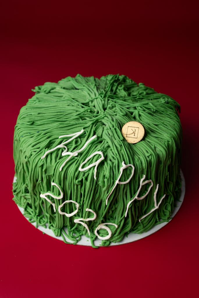 Торт Зелёный пушистик Сникерс