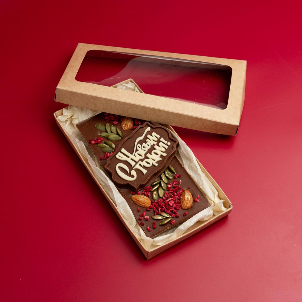 Плитка шоколада Новый год