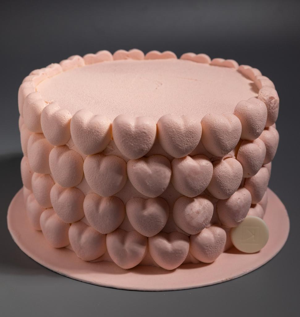 Торт Розовое сердце