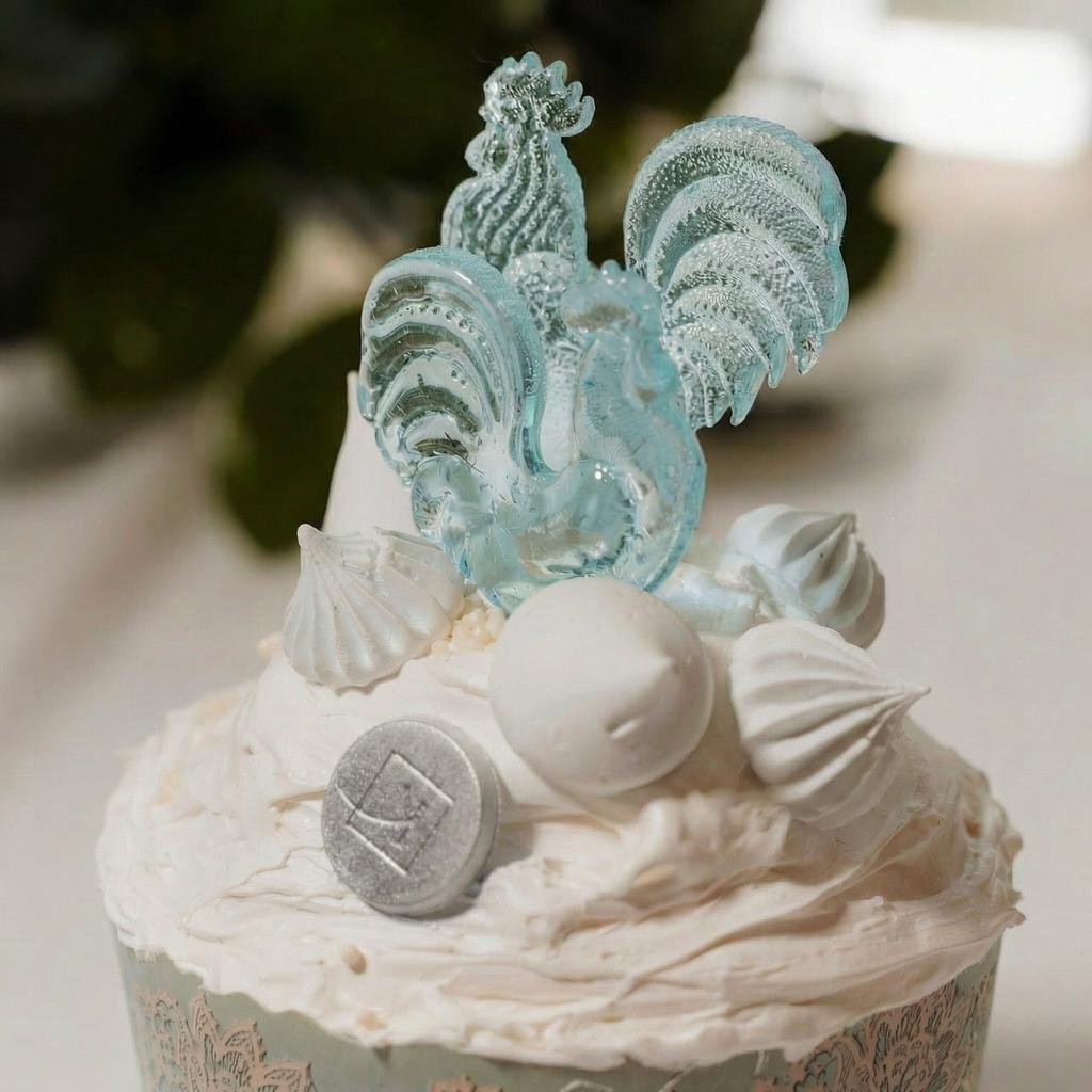 Кулич черемуховый с брусникой