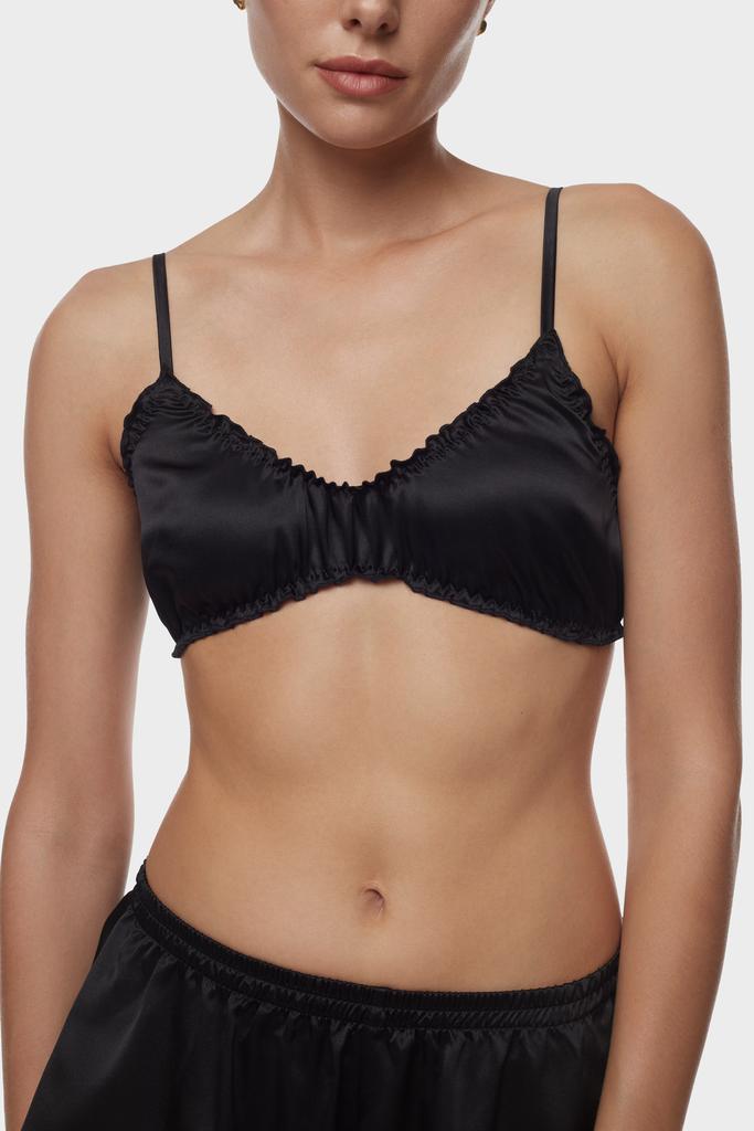 Бра из натурального шелка без застежки: выбрать цвет