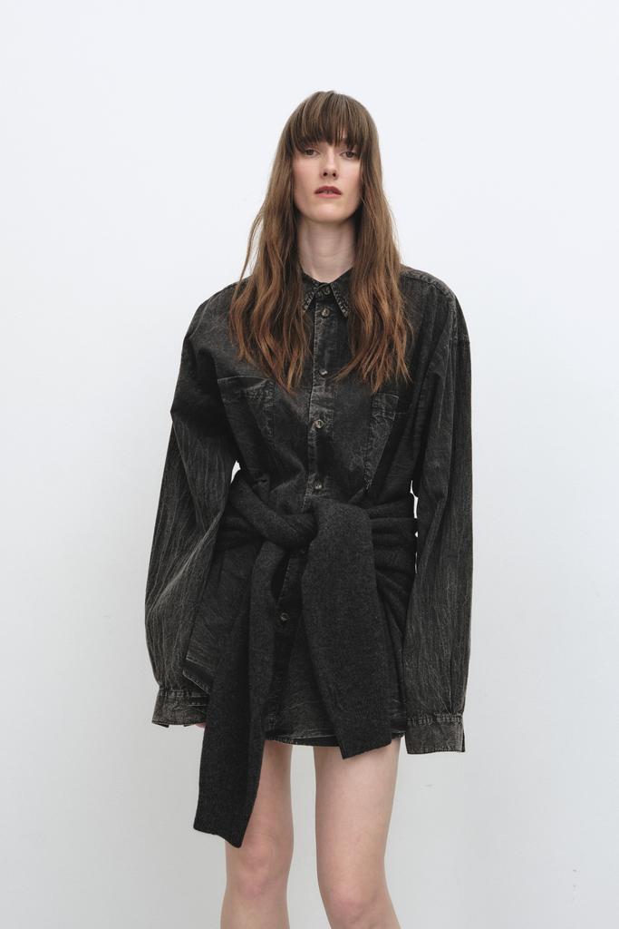 Рубашка окрашенная unisex