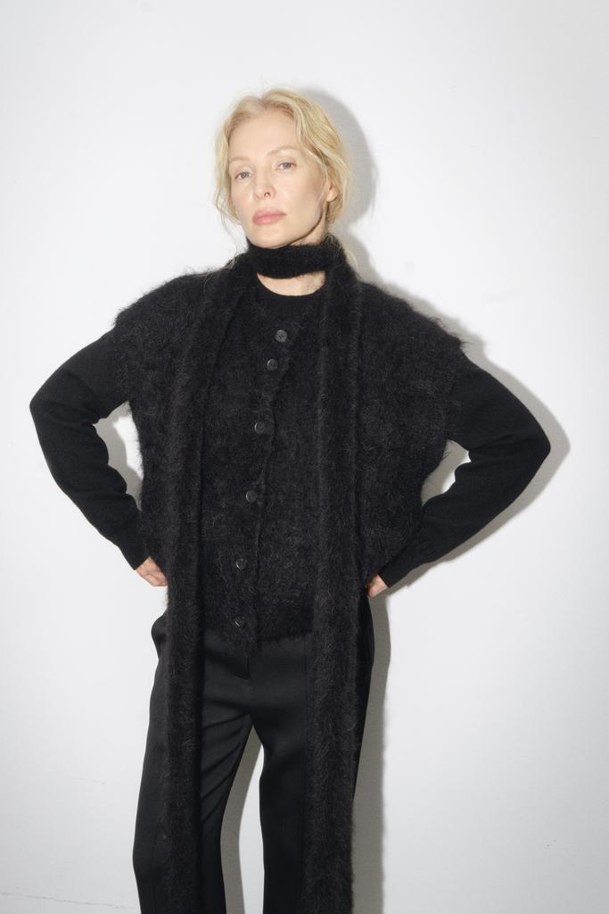 Шарф "3 метра" чёрный