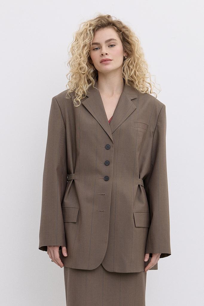 Пиджак с поясом