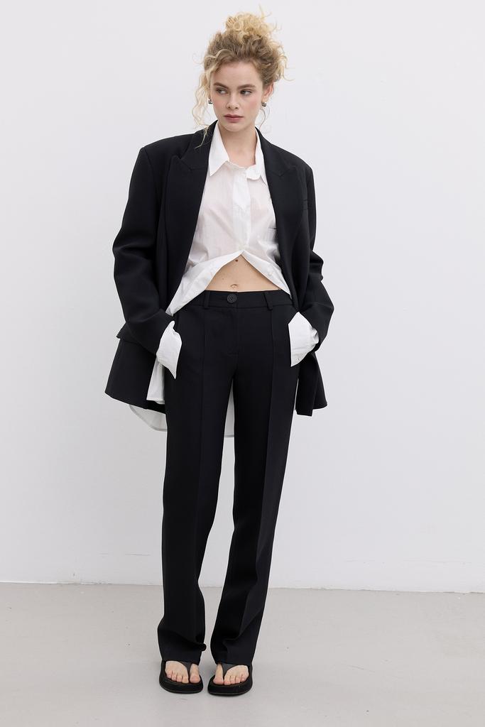 Брюки классические из шёлка