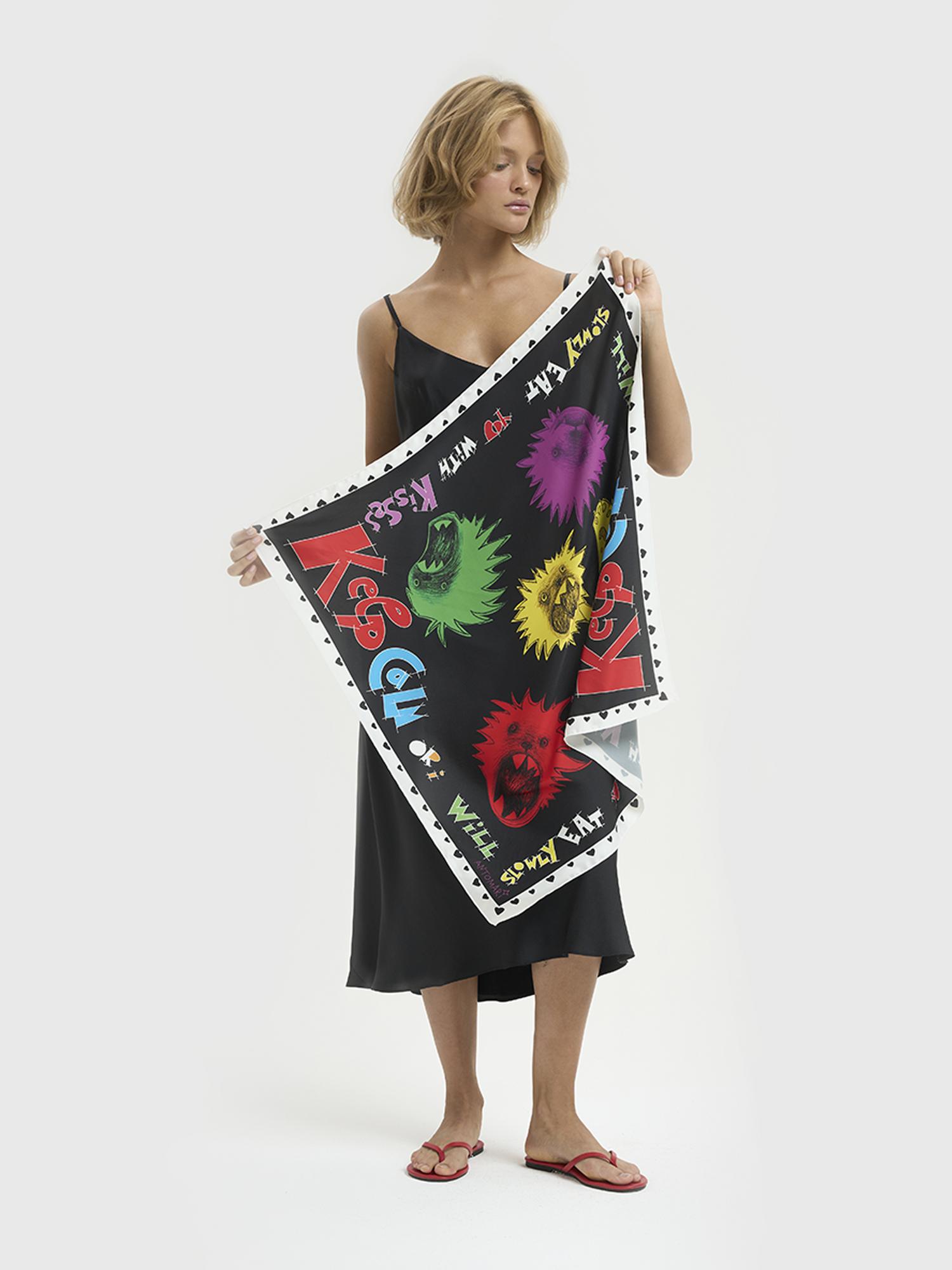 ПЛАТОК “KEEP CALM”  BLACK