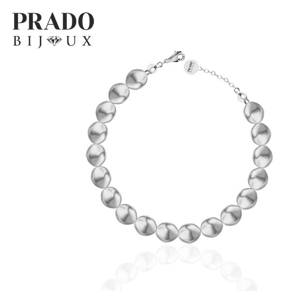 Браслет Baroque-round light grey