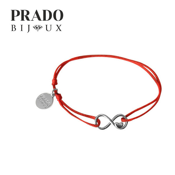 Веревочный браслет "Бесконечность"