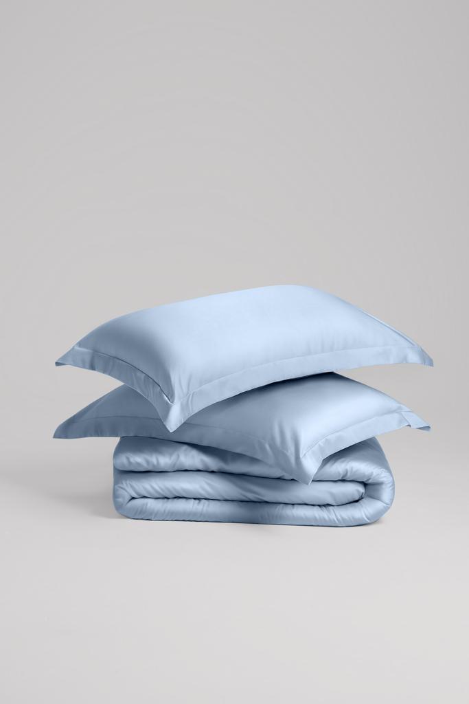 небесно голубой тенсель