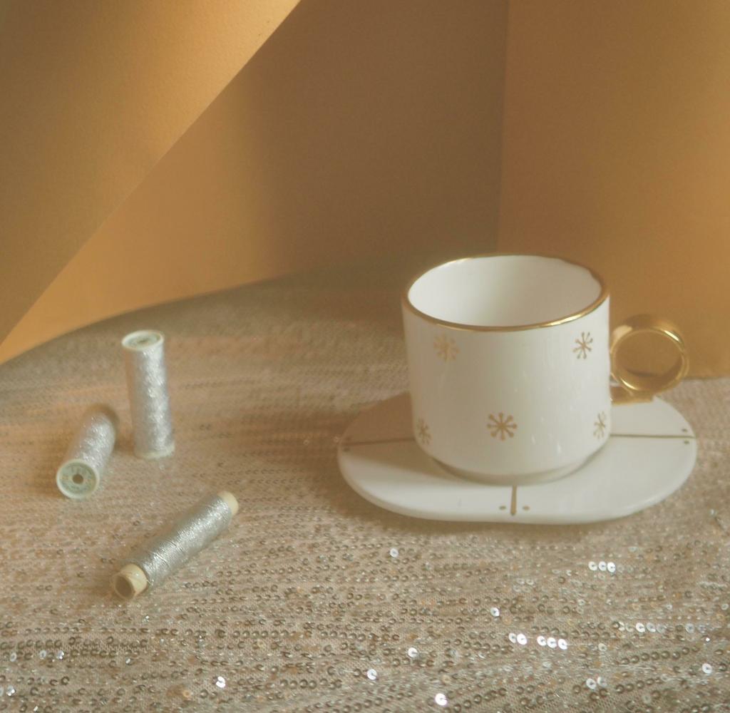 Чайная пара Снежинки