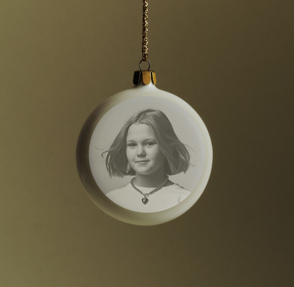 Елочный шарик с фото