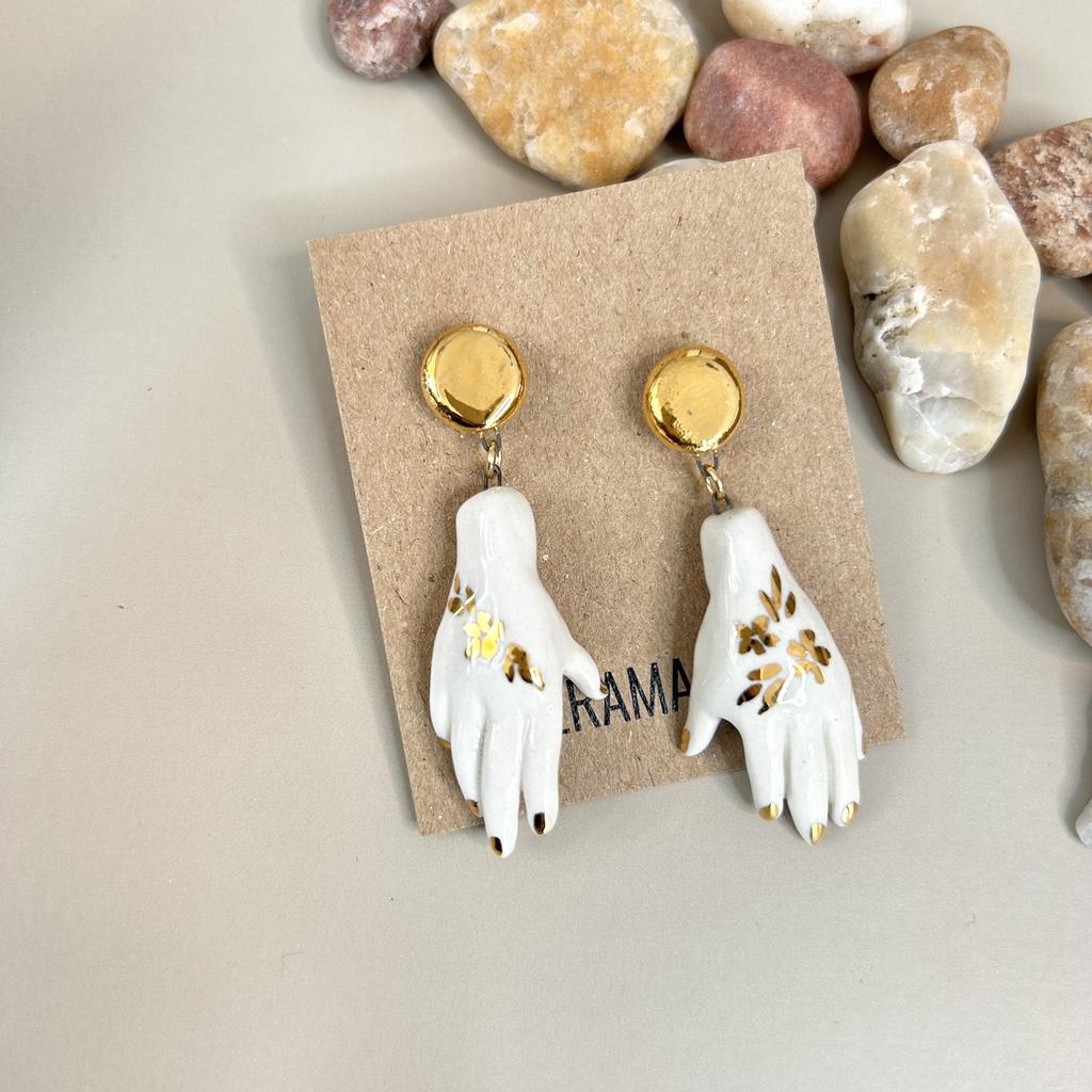 Серьги Подарок Пабло с росписью