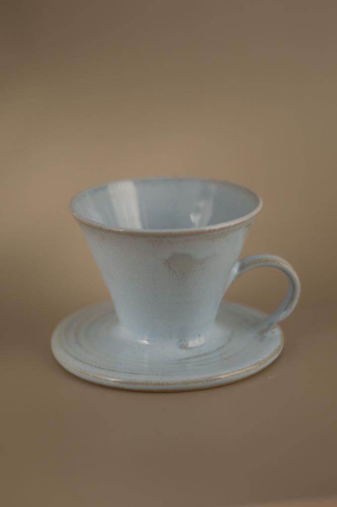 Воронка для кофе голубая