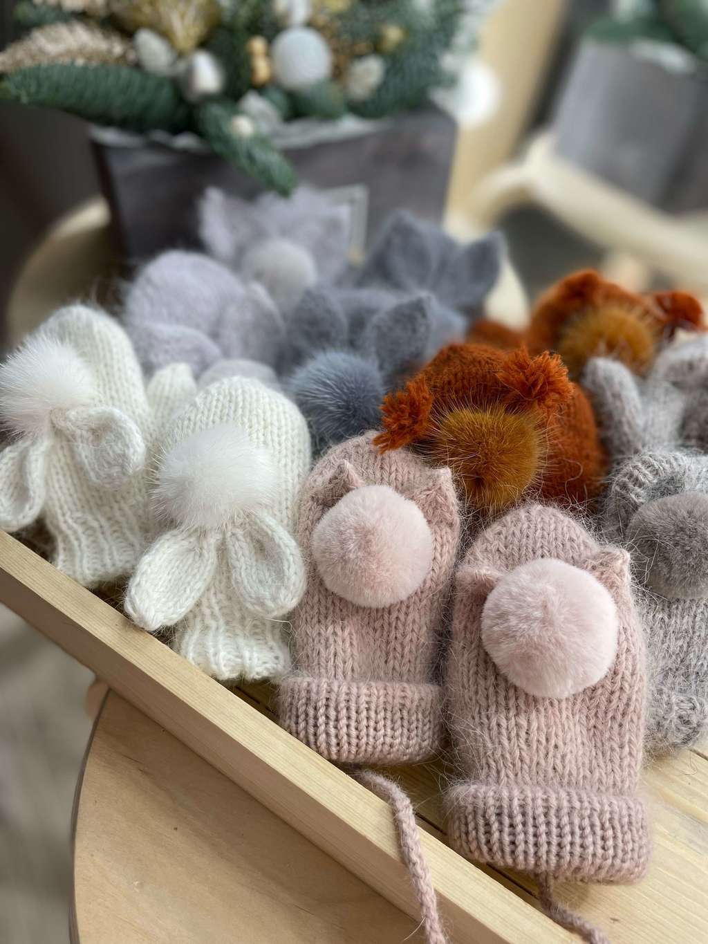 Зоо варежки