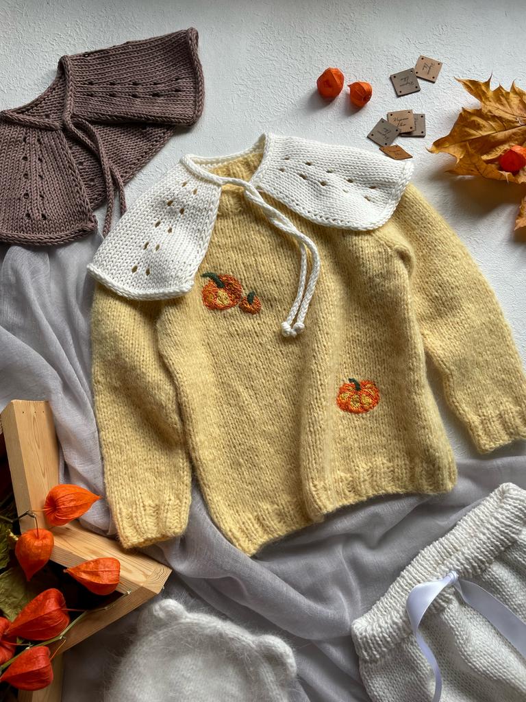 Видеокурс по вышивке вишни, арбуза и тыквы.