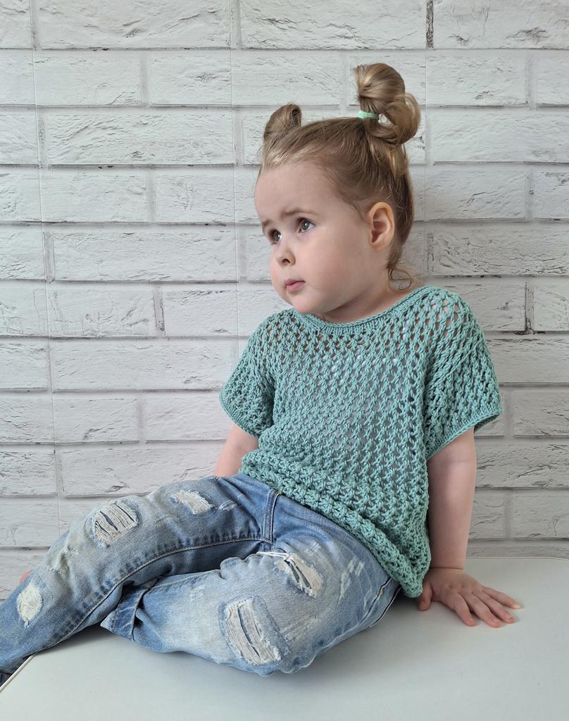 Ажурный джемпер Цветочный пати