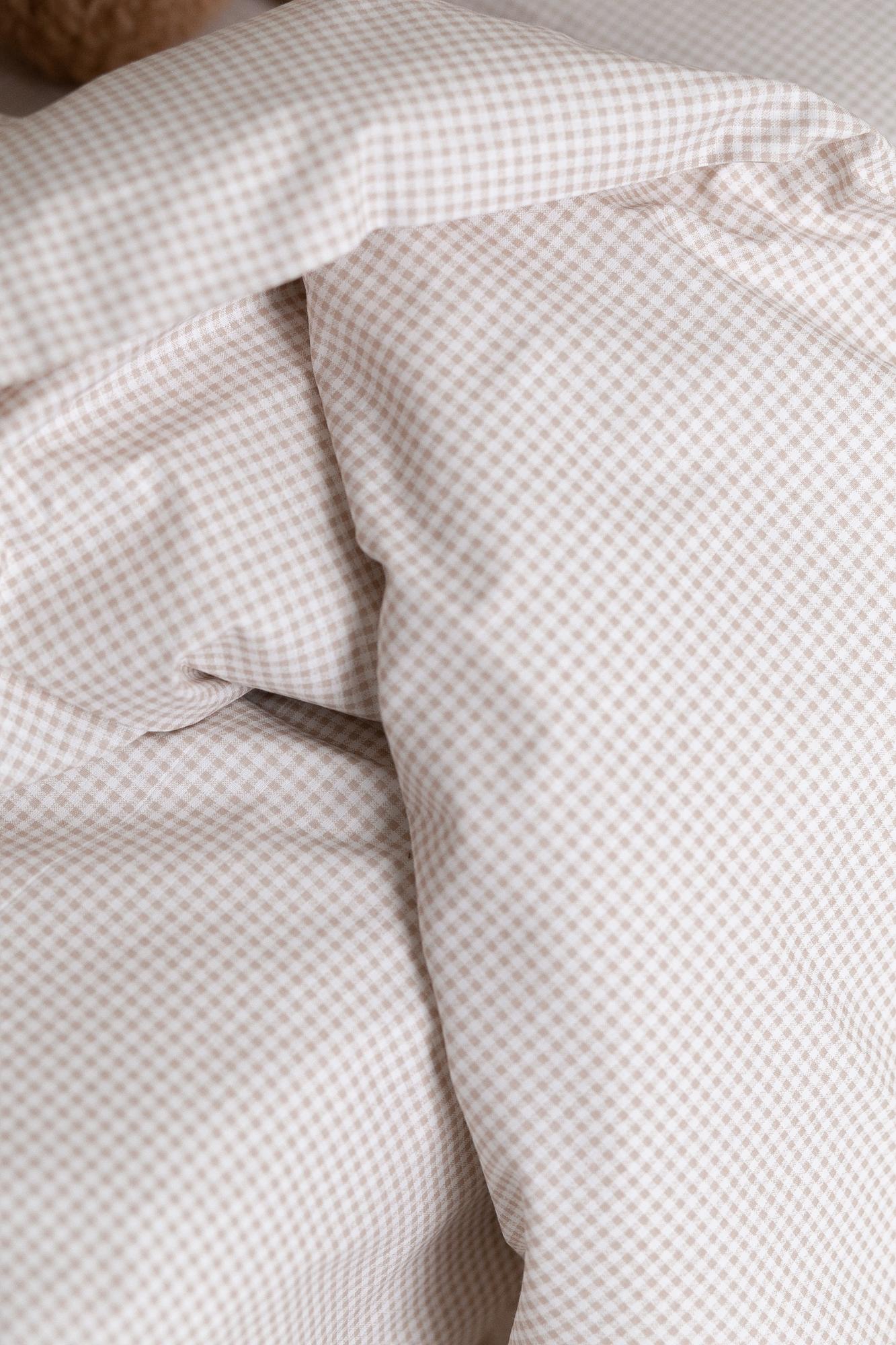 Пододеяльник из хлопка в клеточку