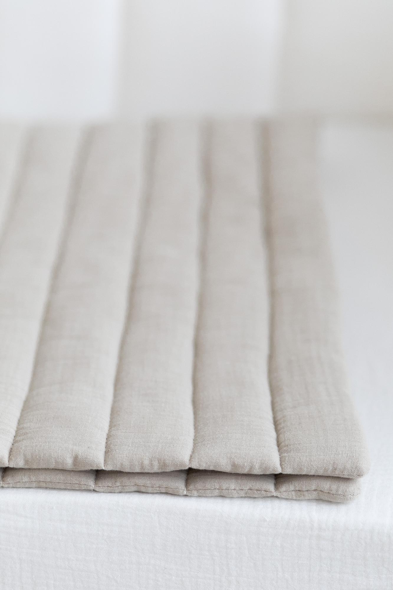 Стёганый плед из муслина