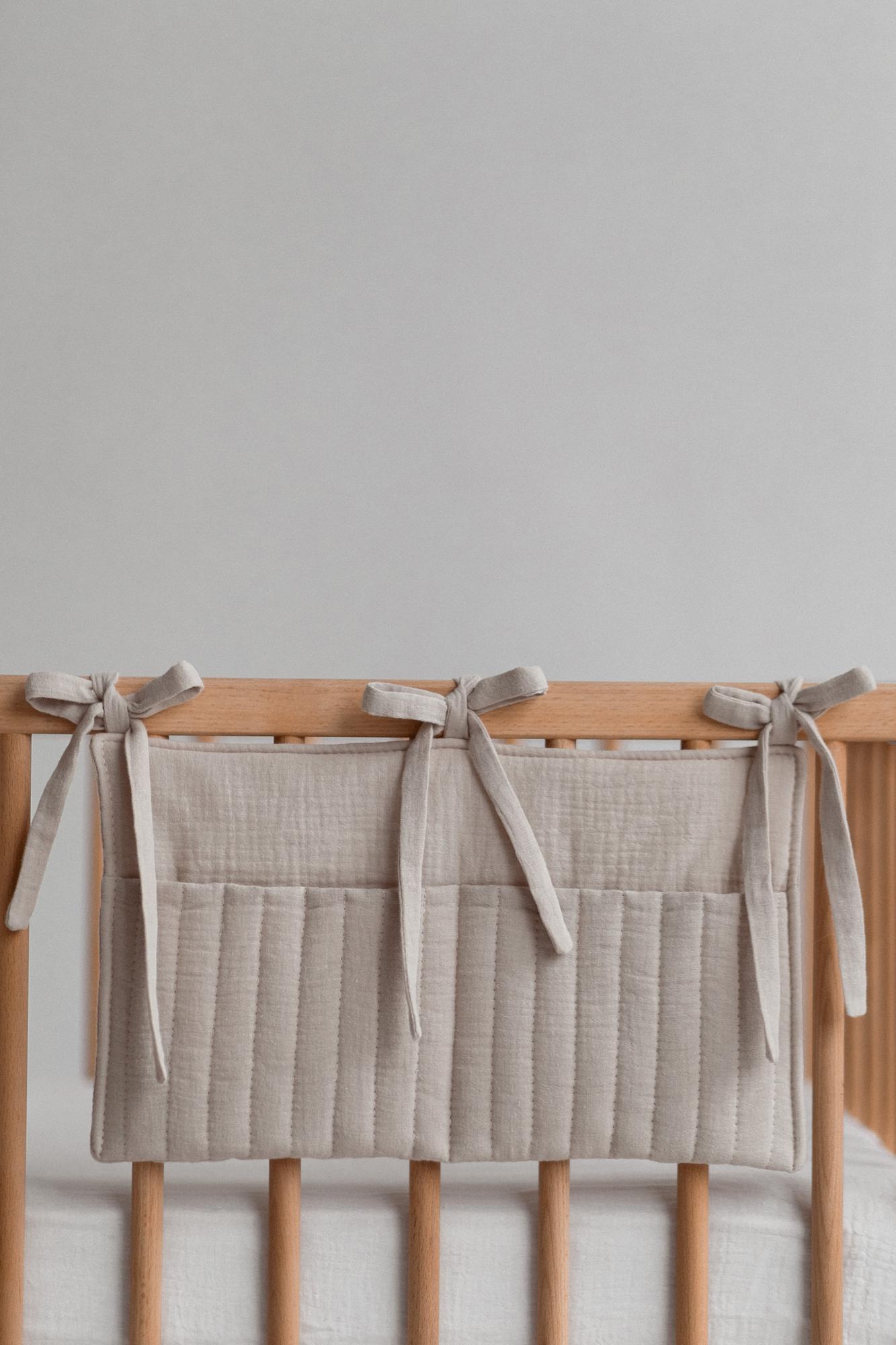 Органайзер из бежевого муслина