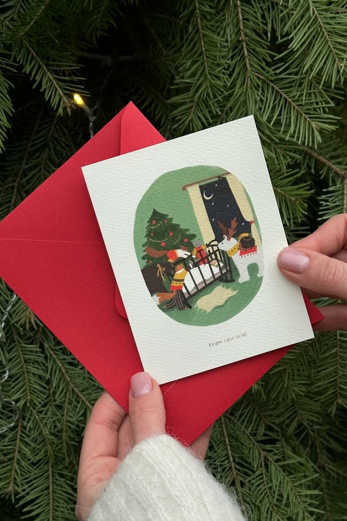 Открытка с конвертом