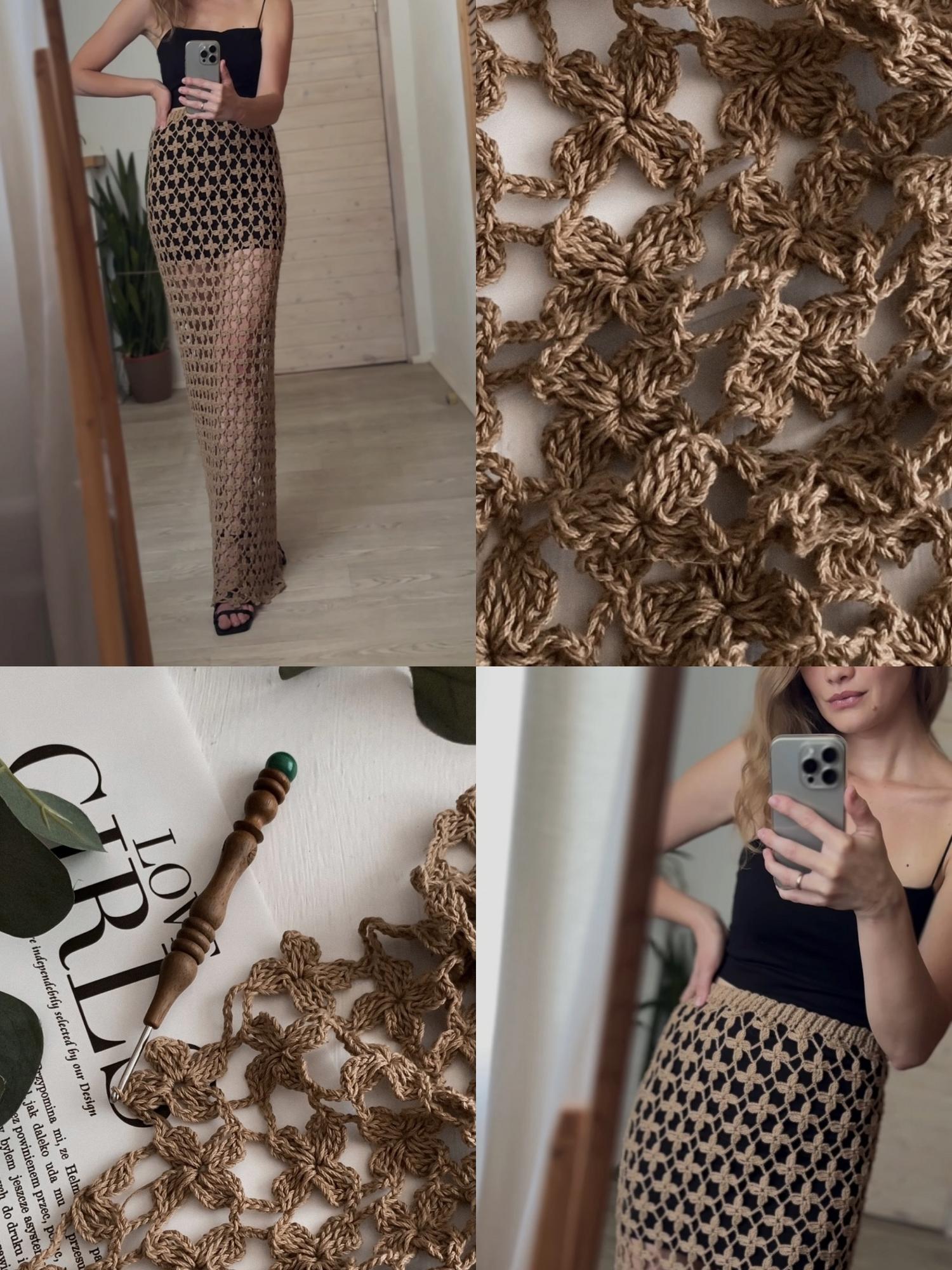 Мастер-класс. Юбка крючком "Моана"