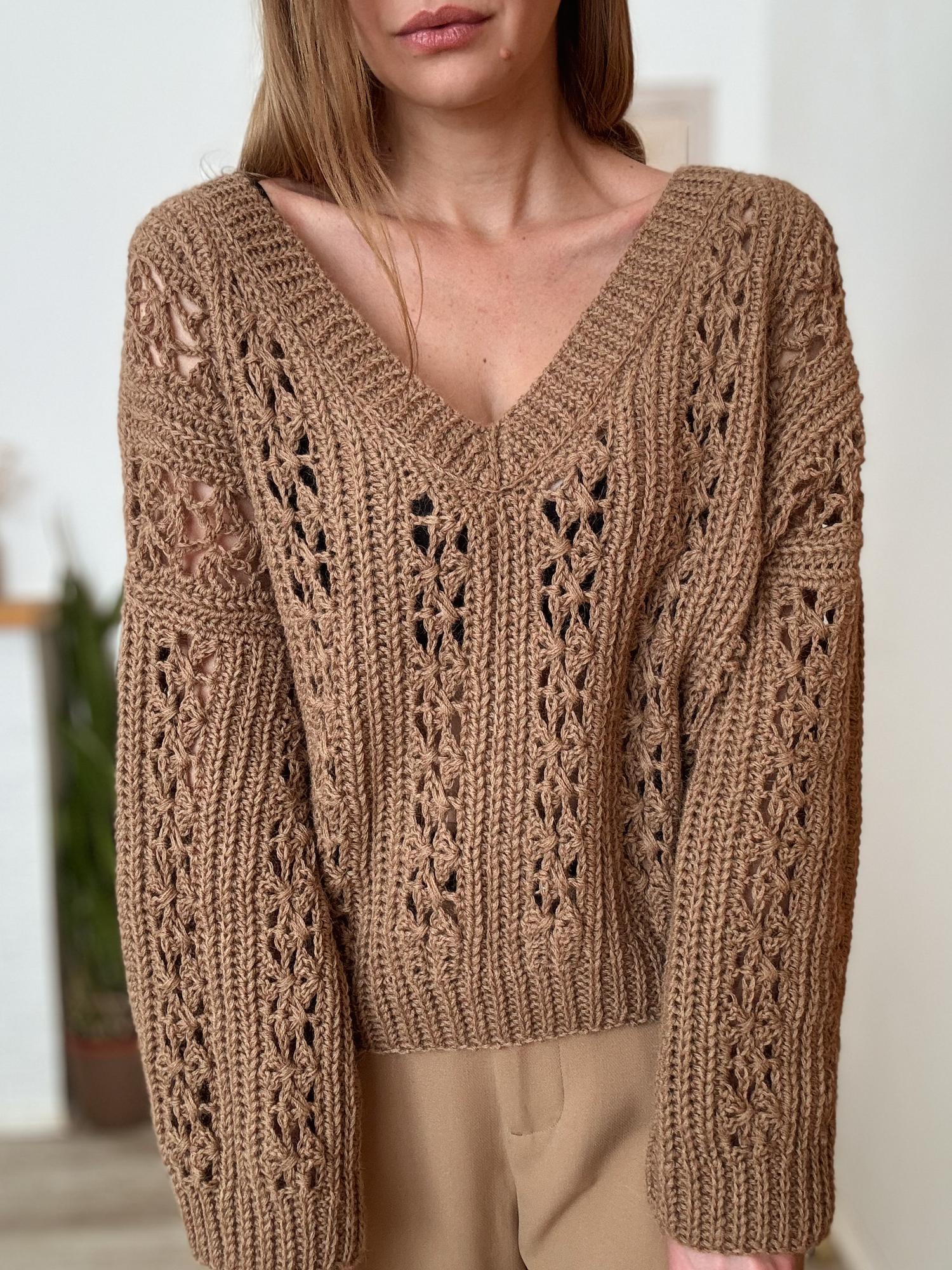 Мастер - класс. Джемпер «Наоми» крючком