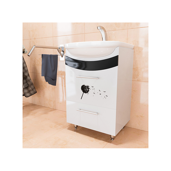 Тумба для ванной "Радуга-52" Одуванчик под ум.Альфана-52