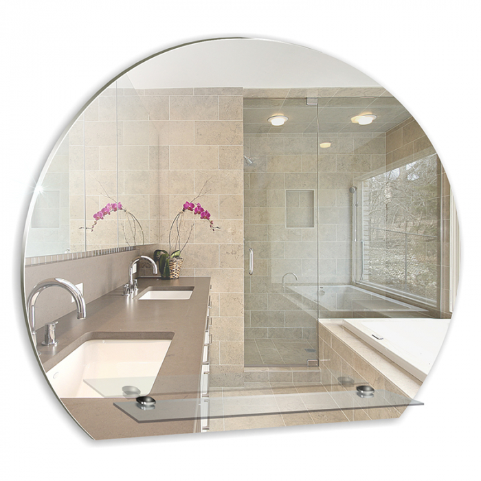 Зеркало "Елена" 570*480 с полкой