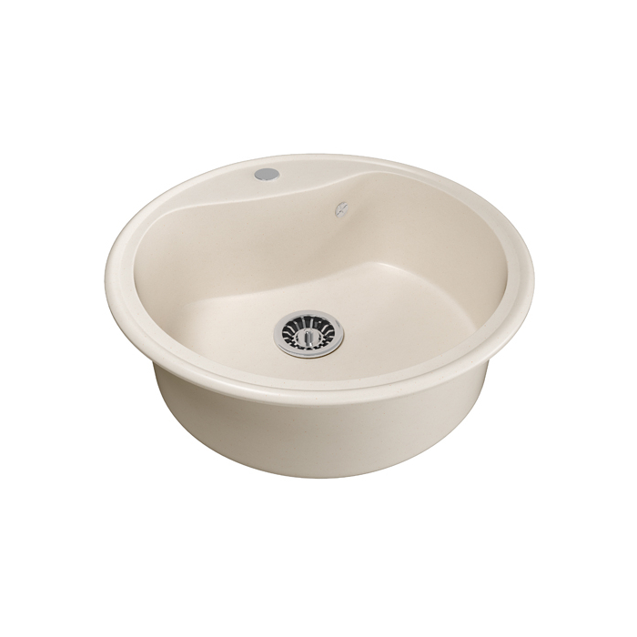 Мойка из искусственного мрамора GM09 - 490ММ (ГЛУБ. ЧАШИ 185)