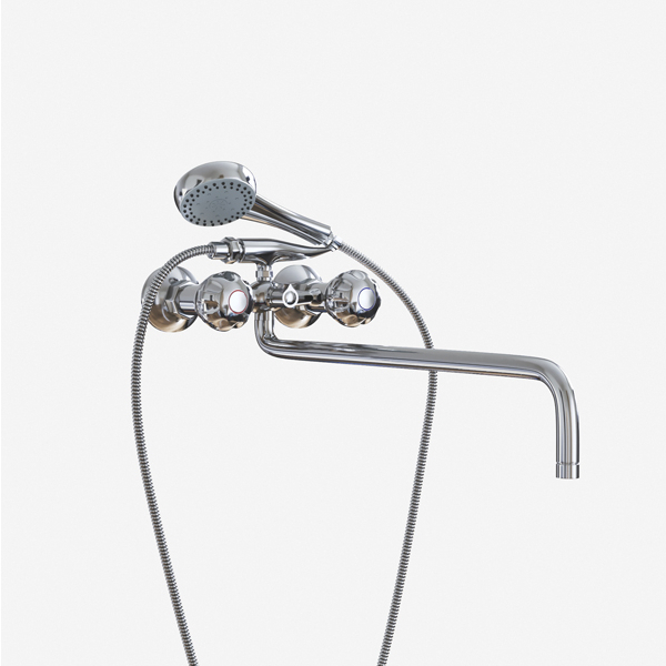 Смеситель ML02-02 для ванны и умывальника 1/2 кер MIXLINE