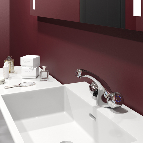 Смеситель ML02-04 для умывальника 1/2 кер. (без подводки) MIXLINE