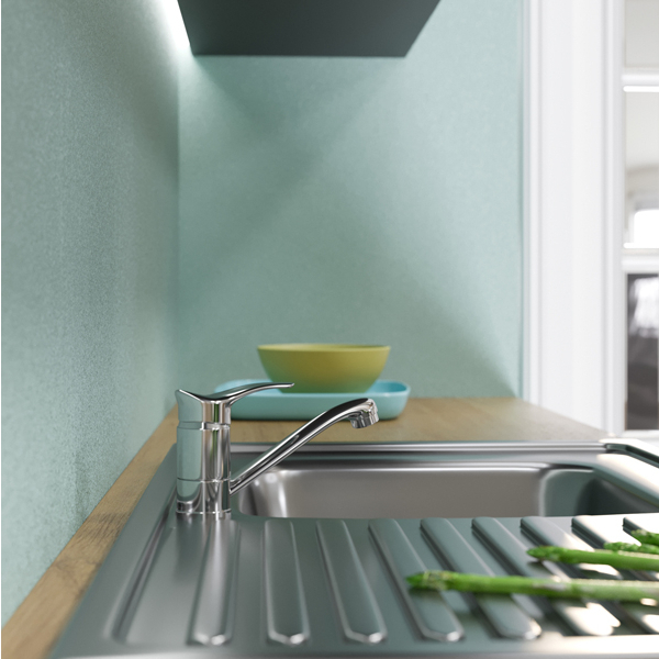 Смеситель ML03-031 для кухни 40k  короткий излив (без подводки) MIXLINE