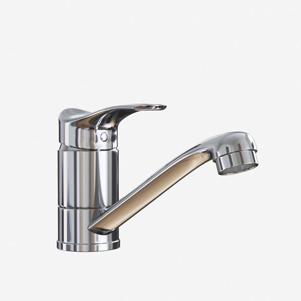 Смеситель ML03-031 для кухни 40k  короткий излив (без подводки) MIXLINE