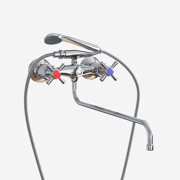 Смеситель ML09-02 для ванны и умывальника 1/2 кер. MIXLINE