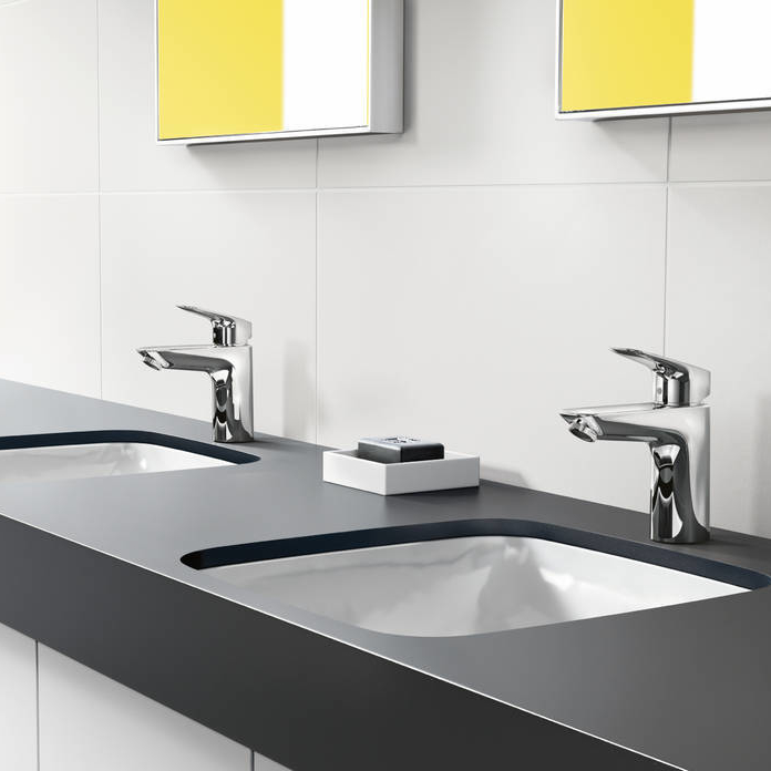 Смеситель Logis 71100000  раковина 100,однорыч.,с донн.клап HansGrohe