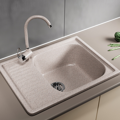 Мойка из искусственного мрамора GM18 490*640ММ