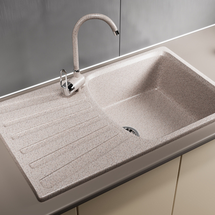 Мойка из искусственного мрамора GM20 480*830ММ