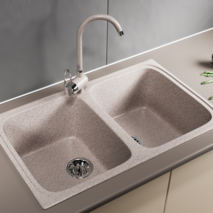 Мойка из искусственного мрамора GM23 490*775ММ