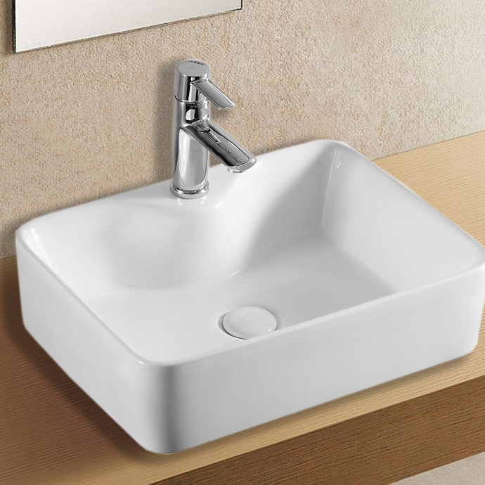 Раковина накладная (белая) AZ-4569A Azario