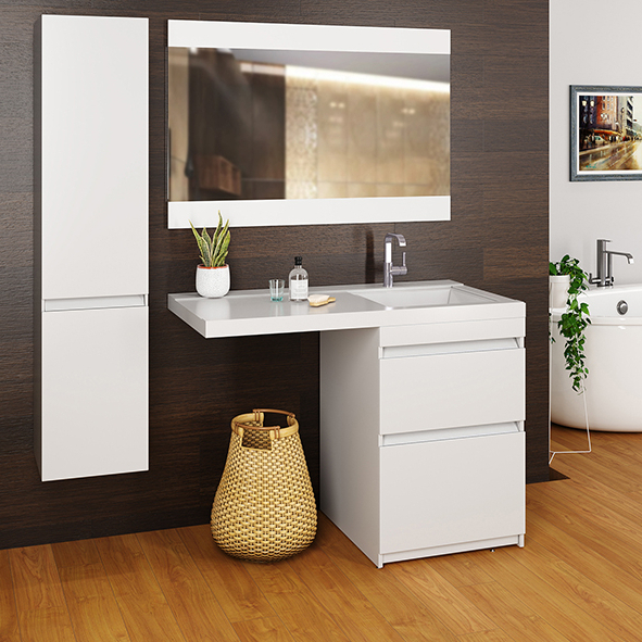 Умывальник "Cosmos" правый/левый с кронштейнами Andrea