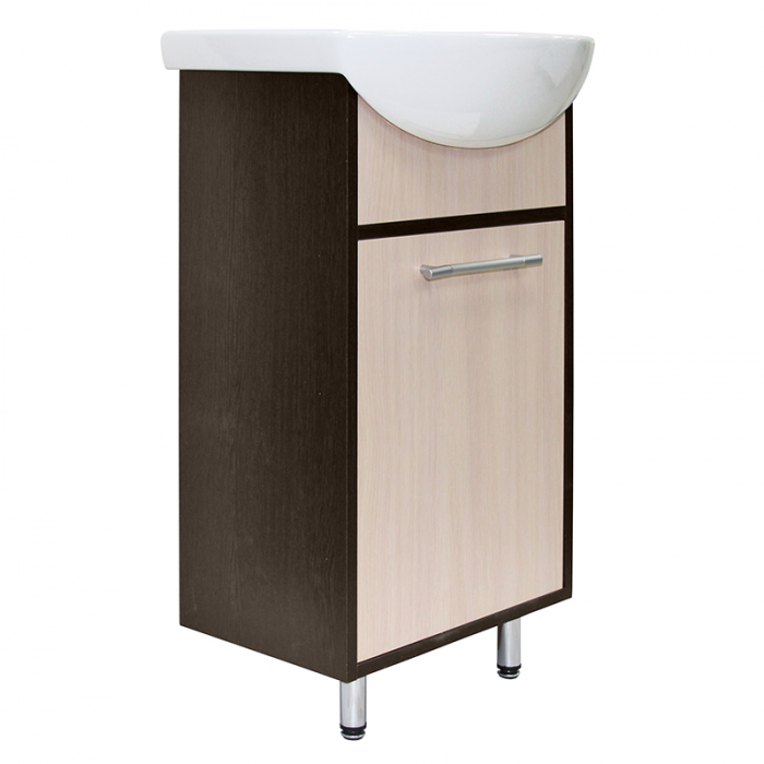 Тумба д/ванной "АлАн-47" венге правая под ум. Дора-47