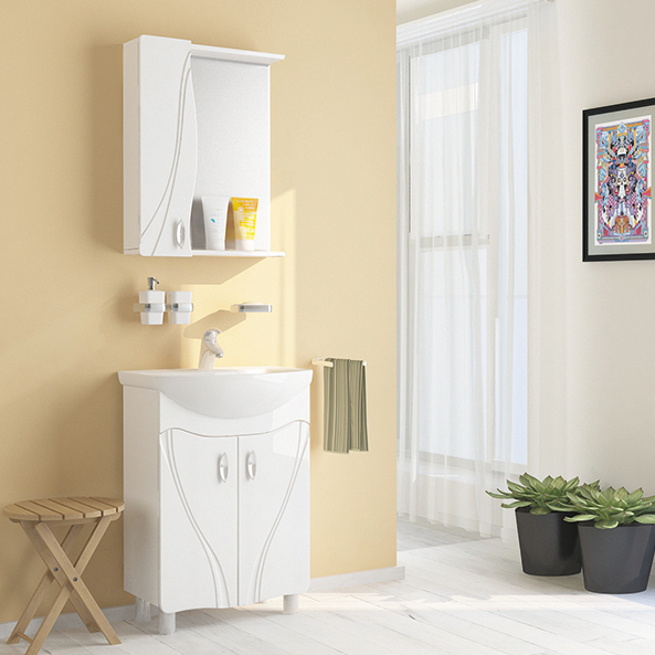 Тумба д/ванной "ЛИМА-55" под ум.Элеганс-55