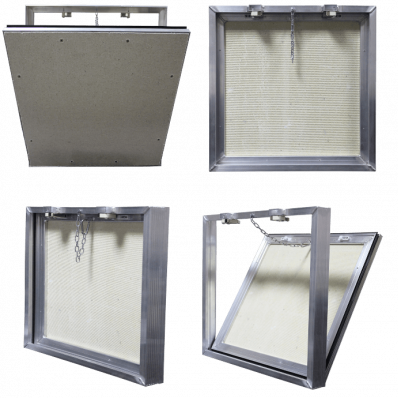 Люк скрыт.монтажа ревиз."под плитку" серия Д LYUKER съемный