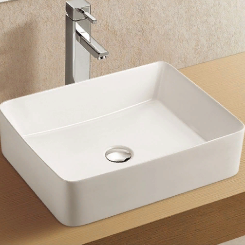 Раковина накладная (белая) AZ-2074B 520х410х130 Azario