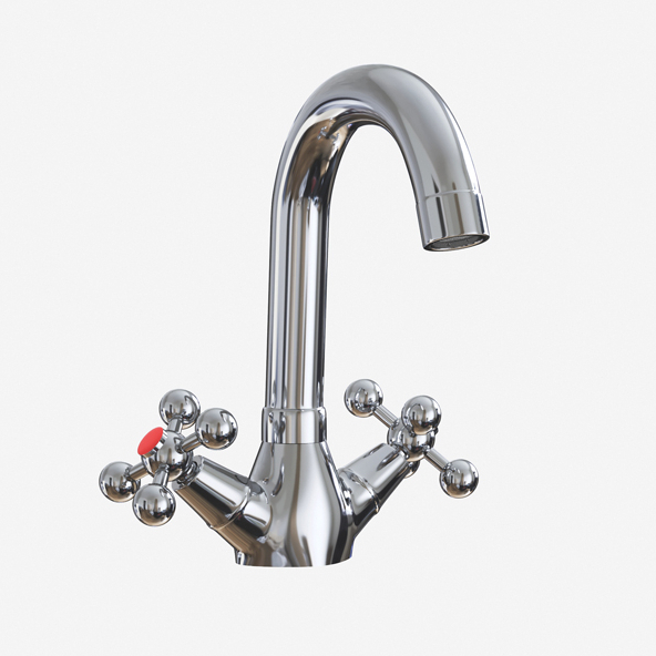 Смеситель ML07-04 для умывальника 1/2 кер.(без подводки) MIXLINE