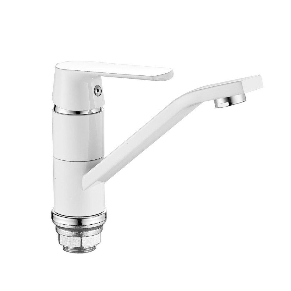 Смеситель HB45804-2 для кухни 35к HAIBA белый/хром